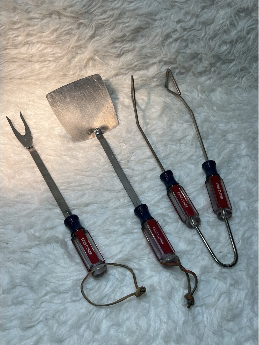 Craftsman BBQ set Large Screwdriver Tool Handles Stainless Steel